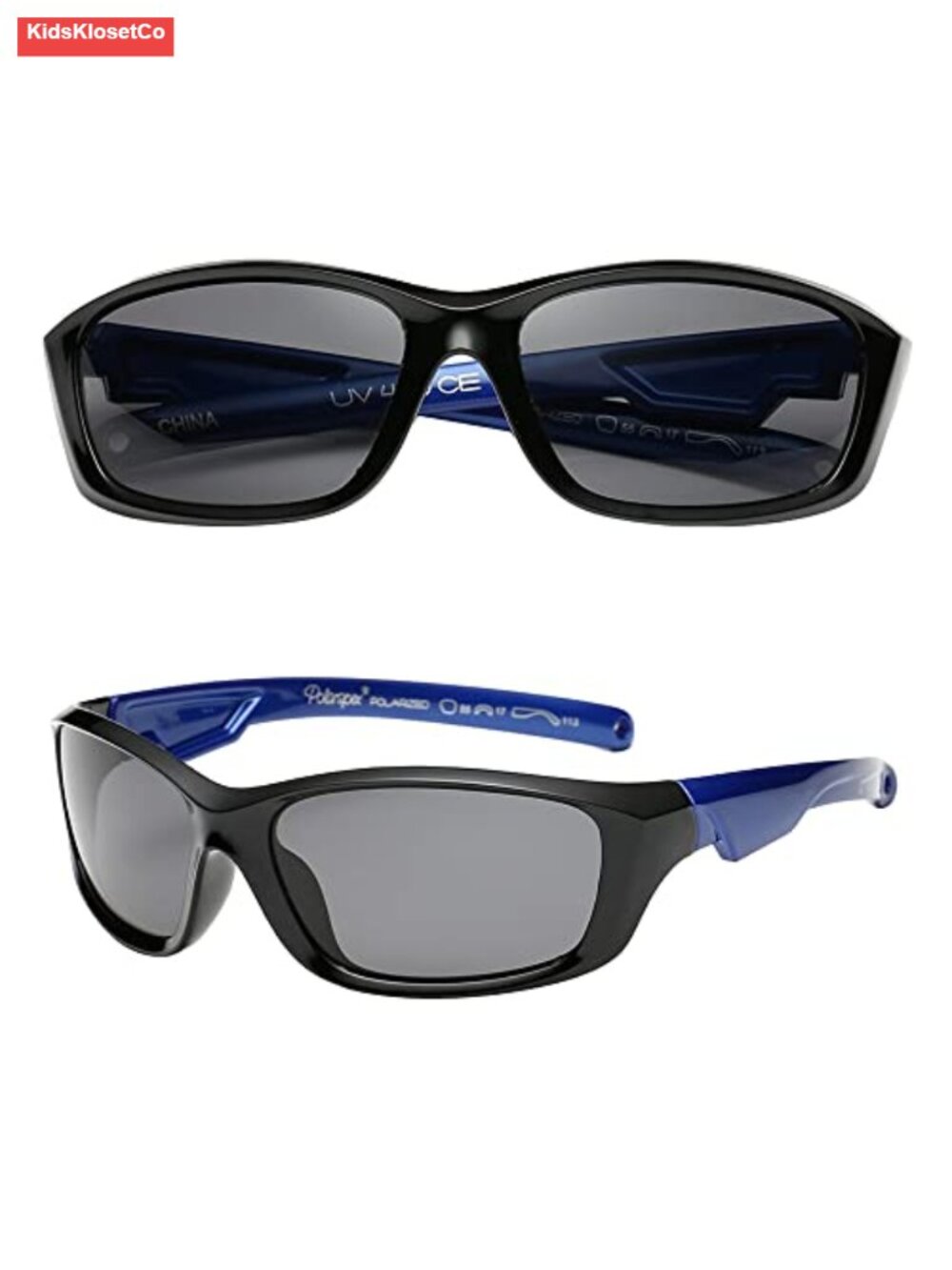 Kids Toddler Boys Sports Wrap Polarized Sunglasses - BPA Free